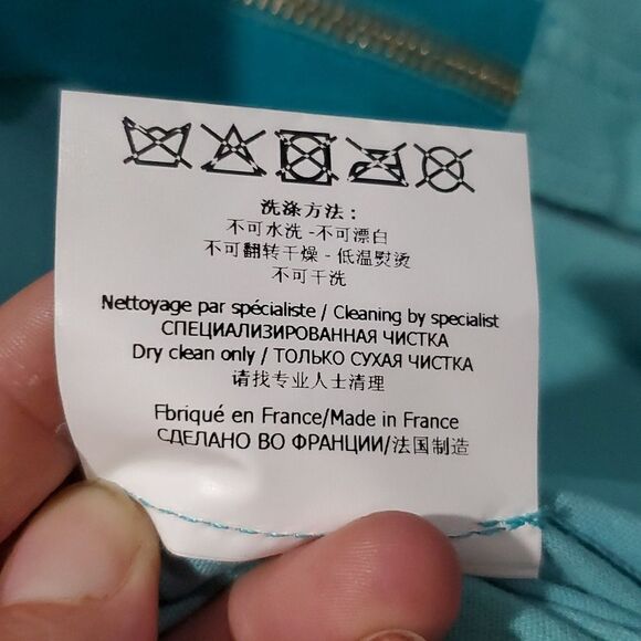 Jean Claude Jitrois Genuine Suede Dress in Teal Size XS - Picture 8 of 17